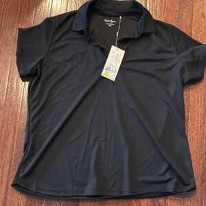 Walter Hagen Pure Black Short Sleeve Polo